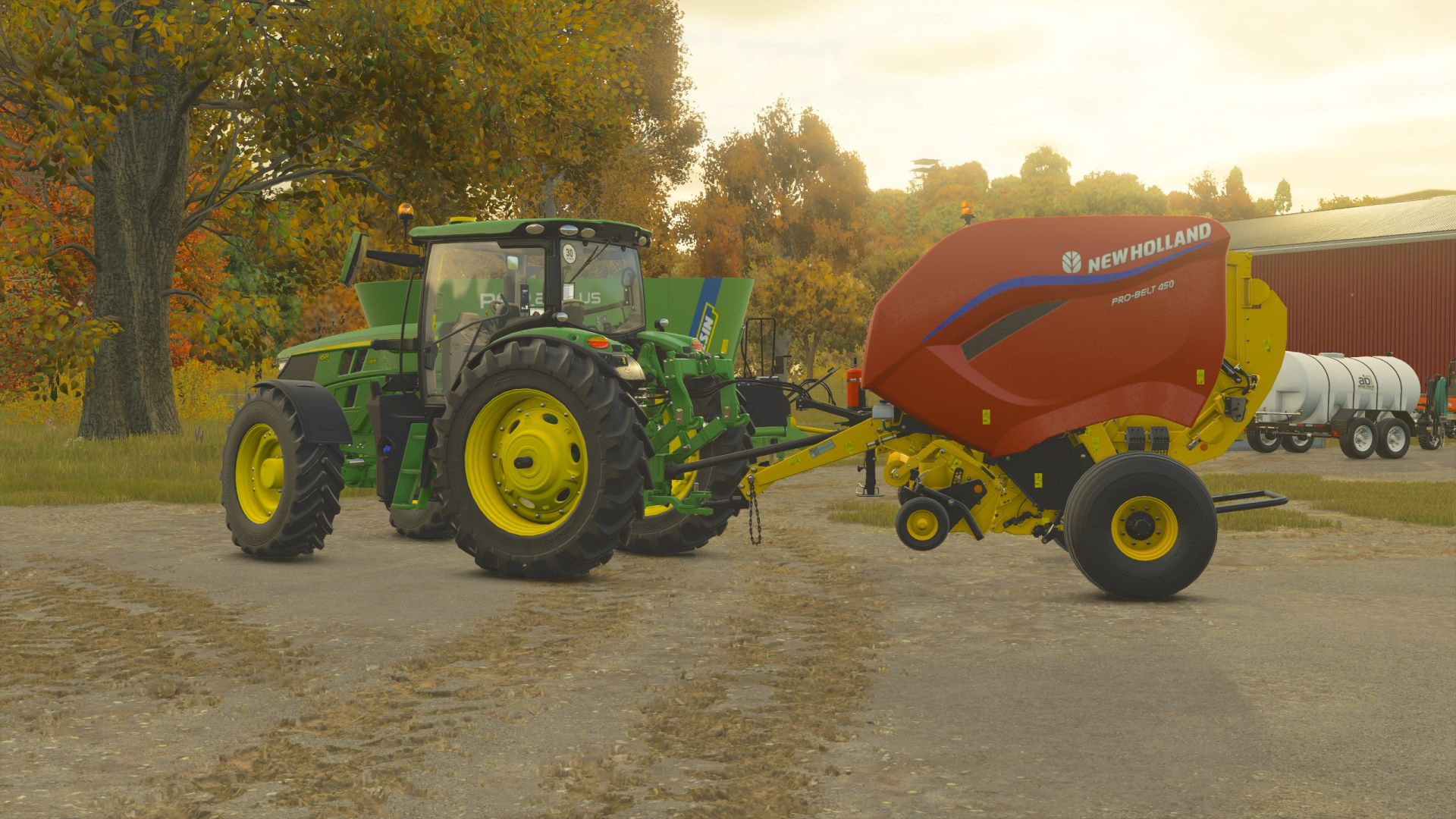 CNH Balers On Floaters