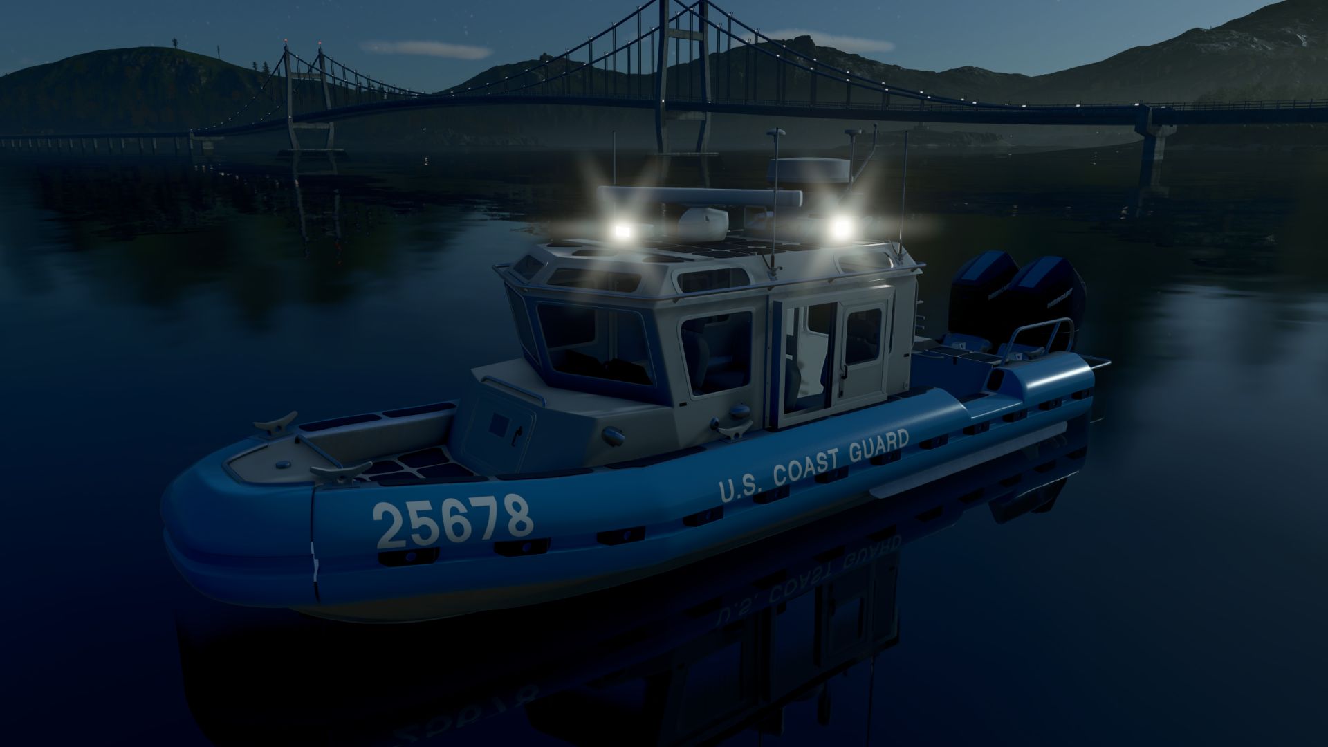 Coast Guard Defender Boat