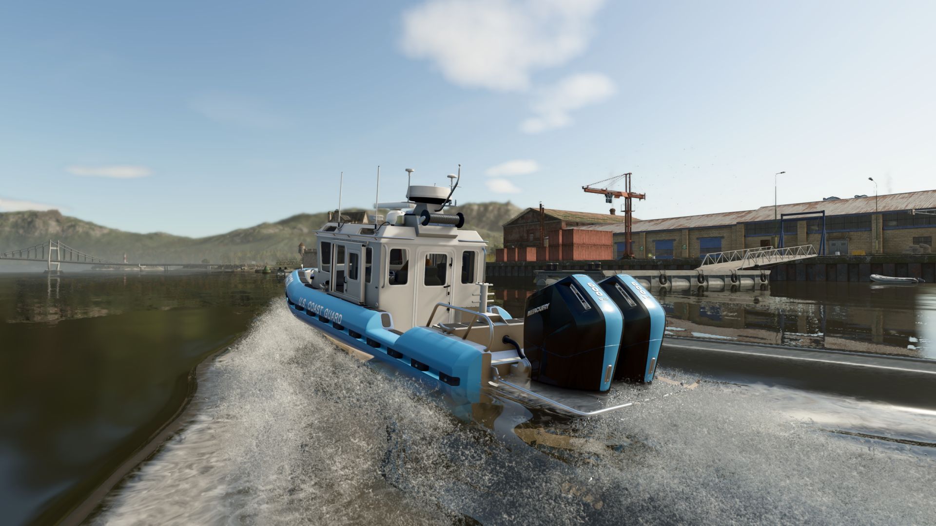 Coast Guard Defender Boat