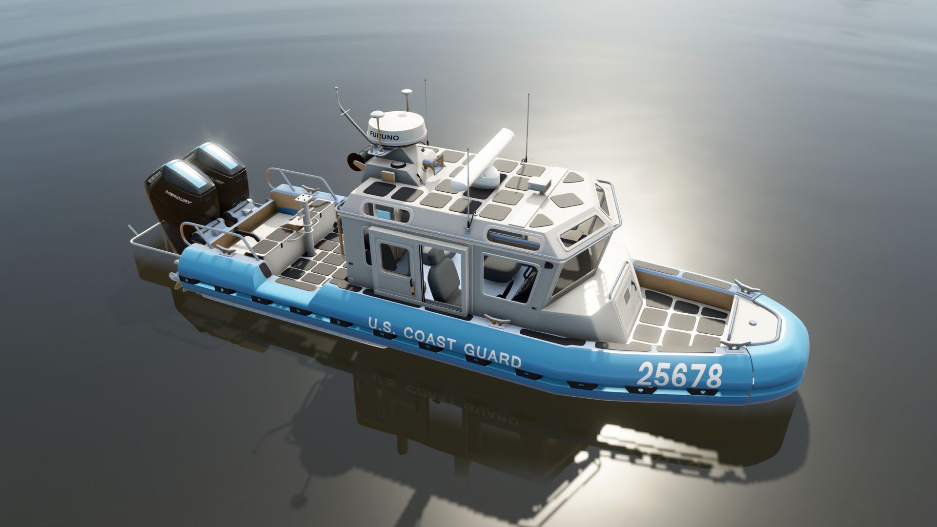 Coast Guard Defender Boat