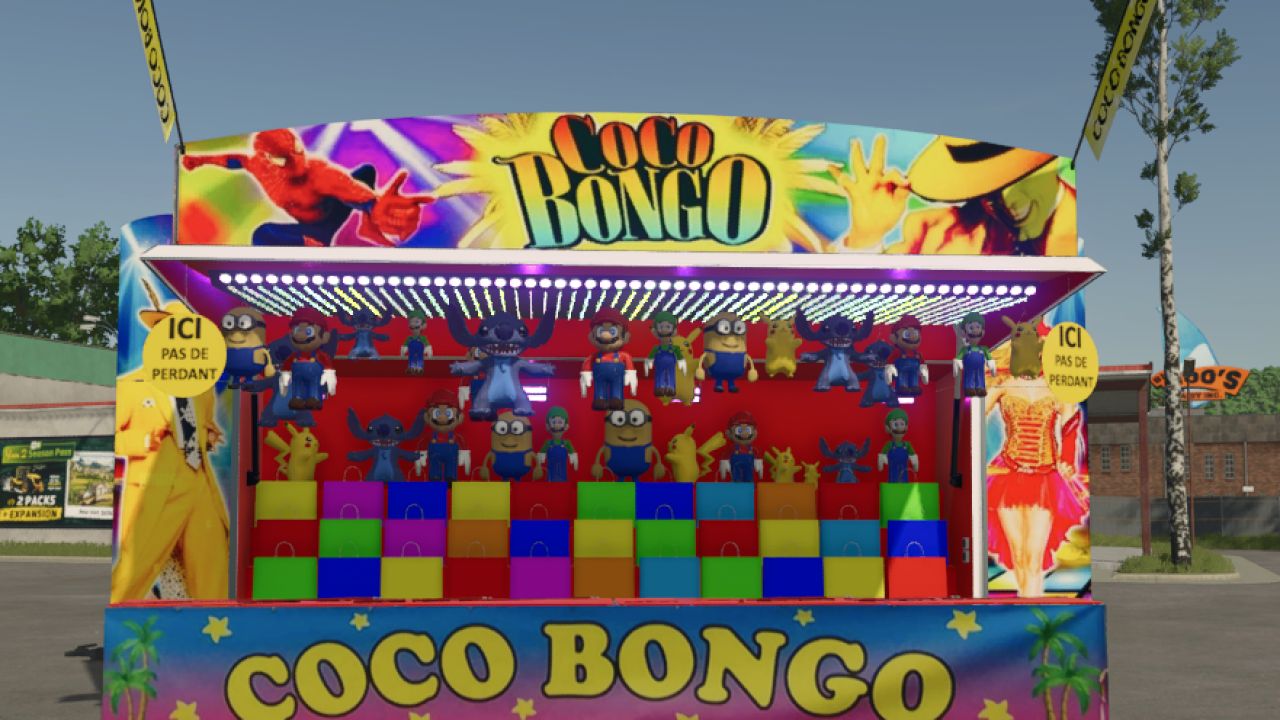 Stand del luna park “COCO BONGO”.