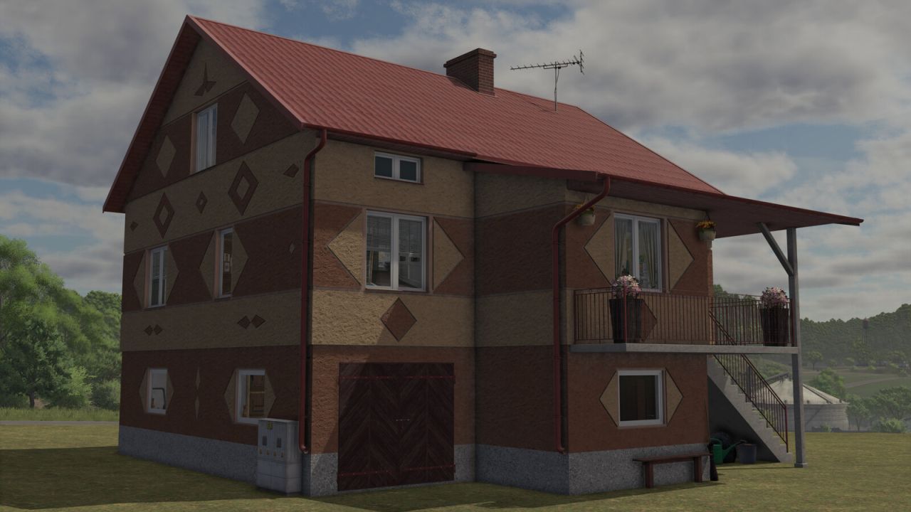 Kleurrijk huis