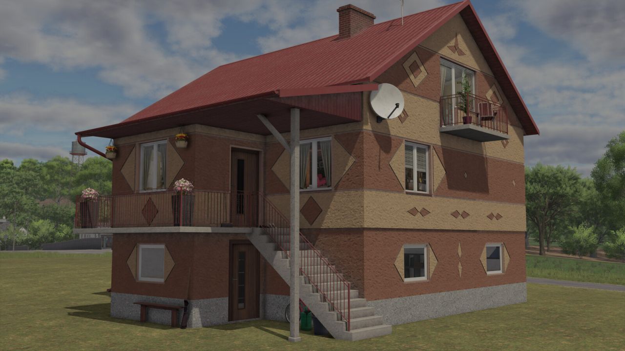 Kleurrijk huis