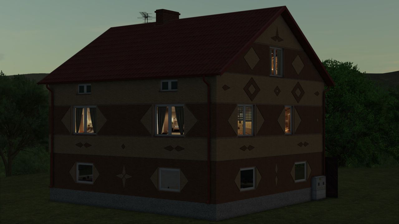 Kleurrijk huis