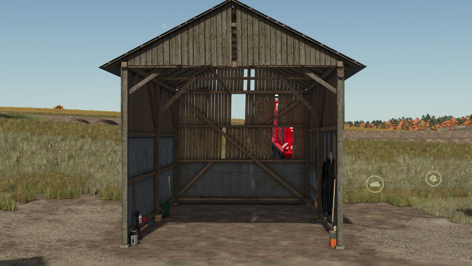 Hangar à Moissonneuses