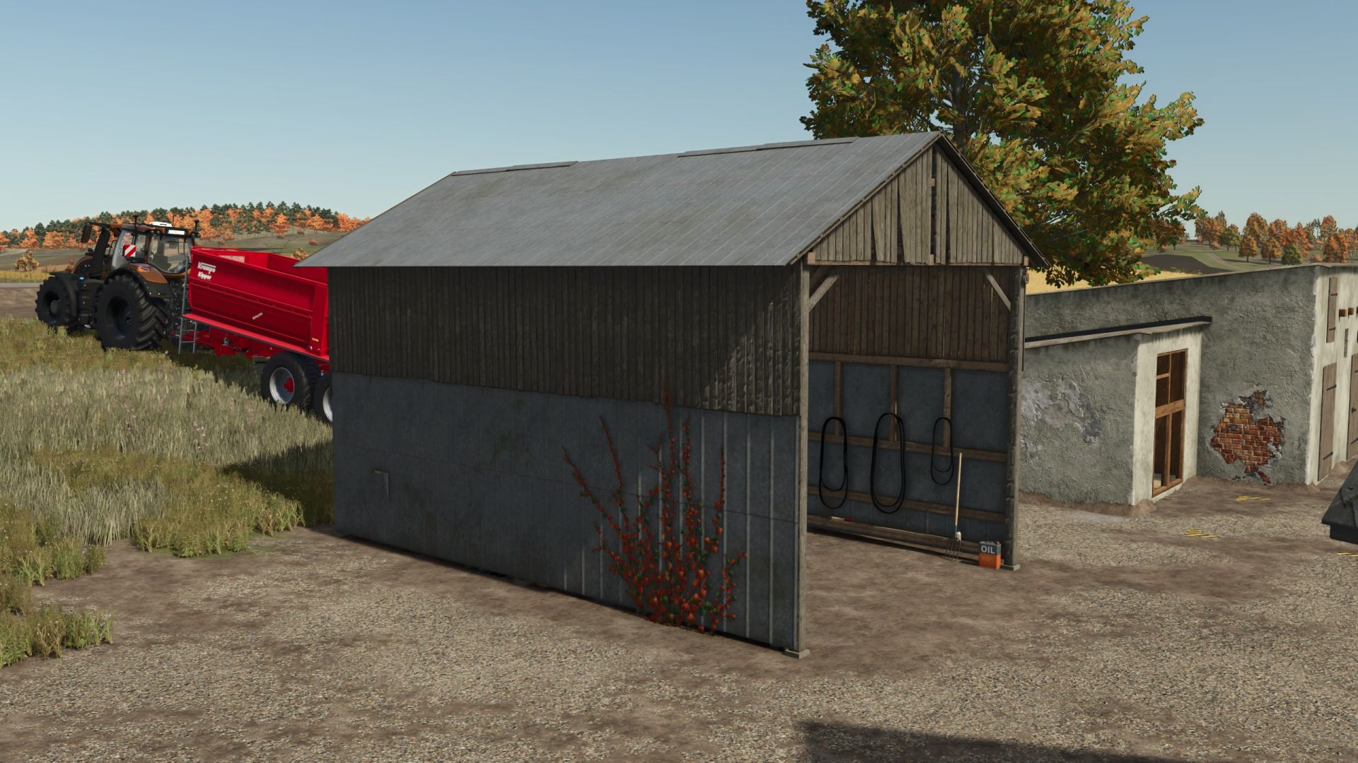 Hangar à Moissonneuses