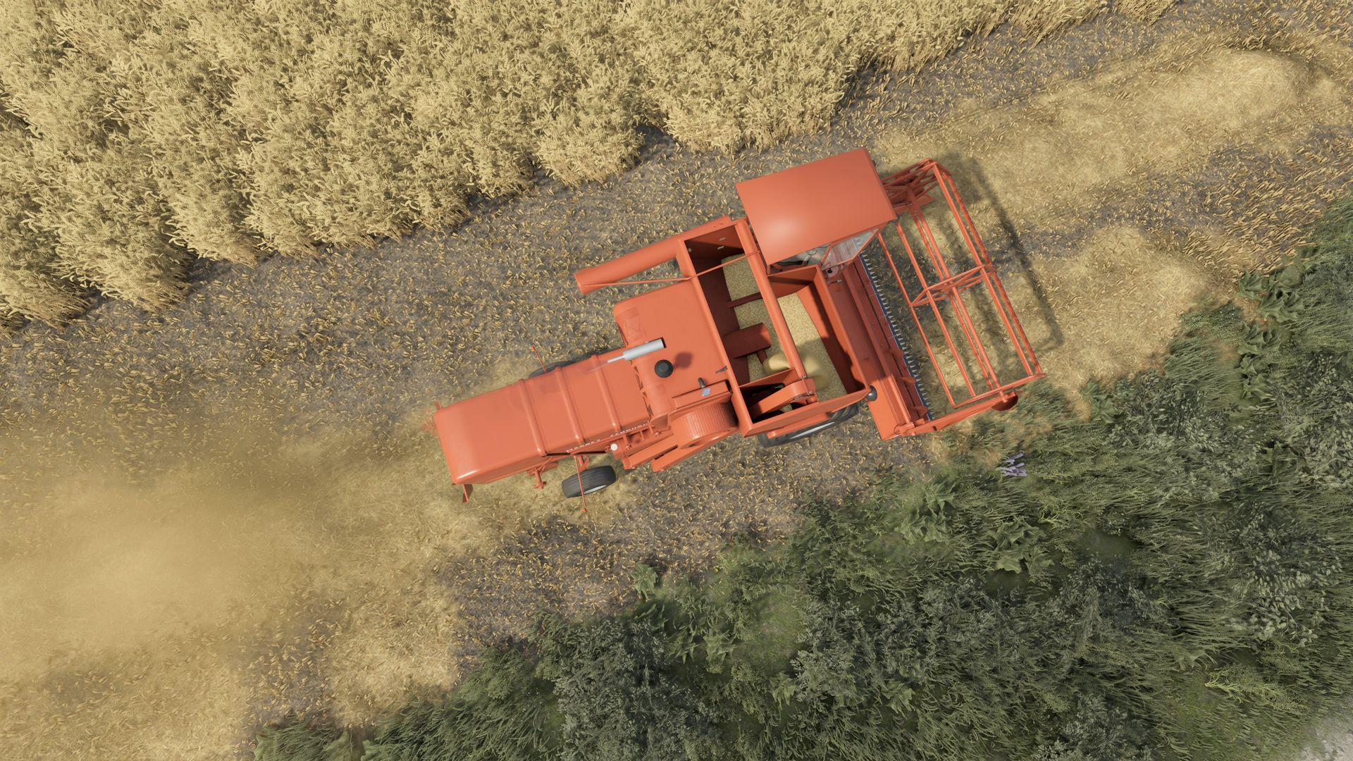 Combine Straw Refeed