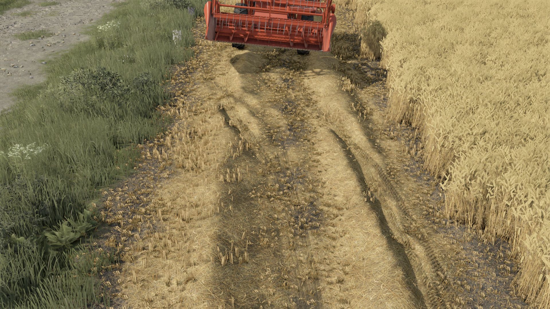 Combine Straw Refeed