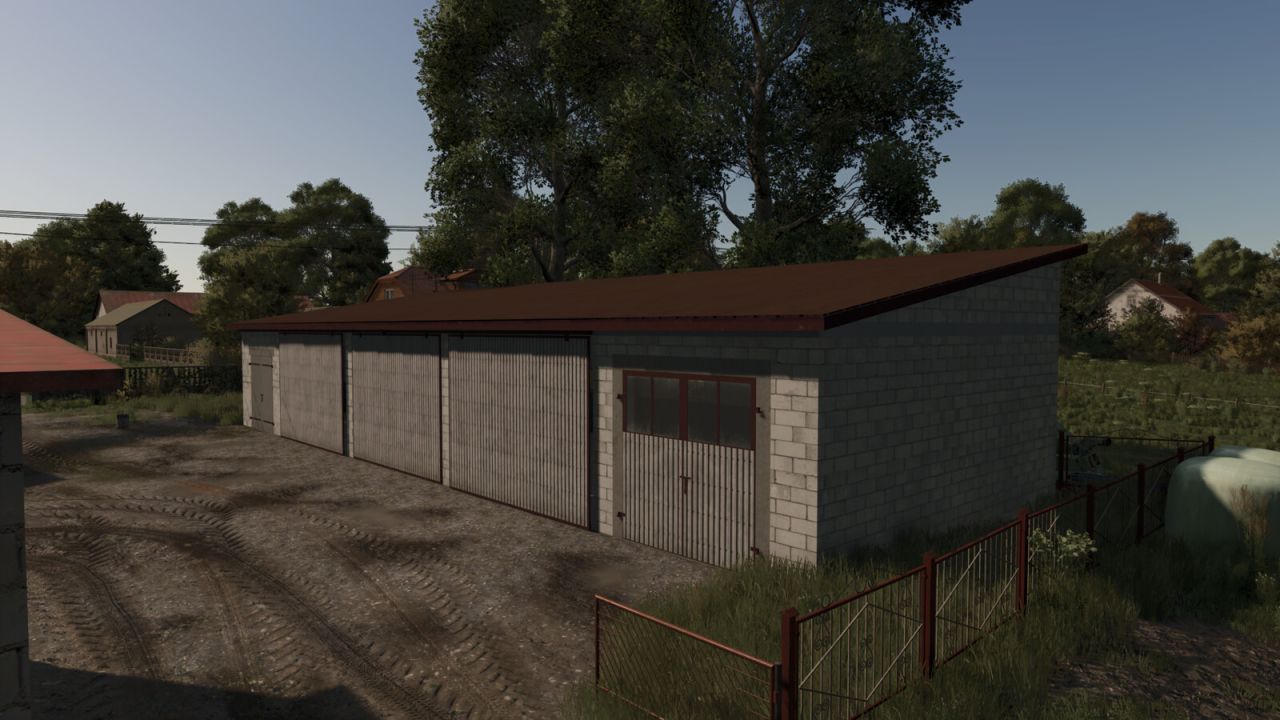 Concrete Block Garage