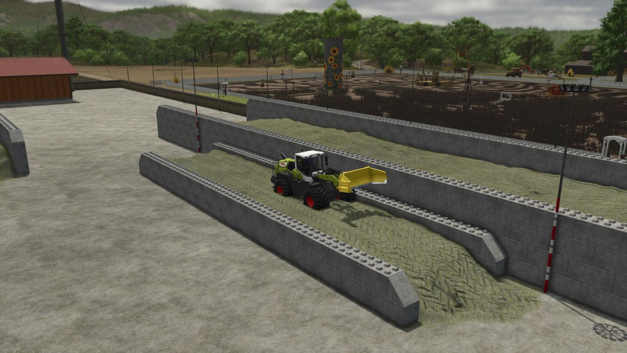 Silopakket voor betonblokken