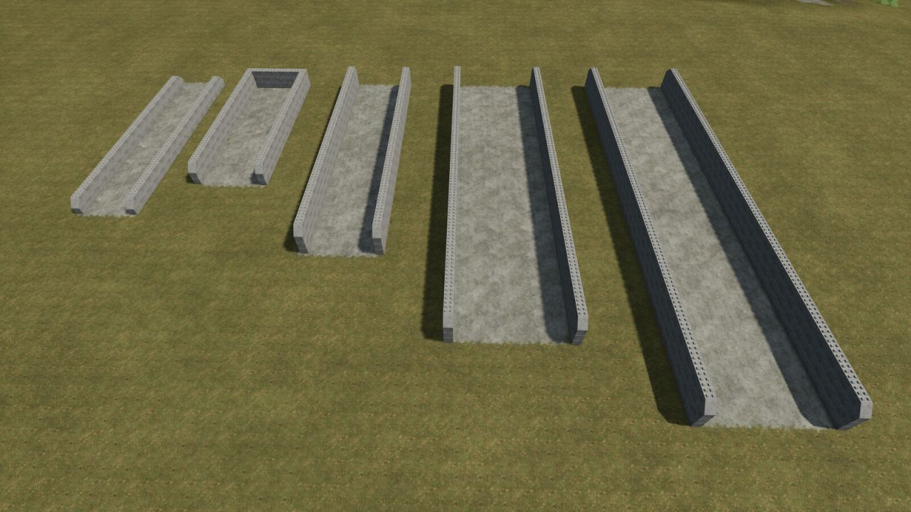 Silopakket betonblokken