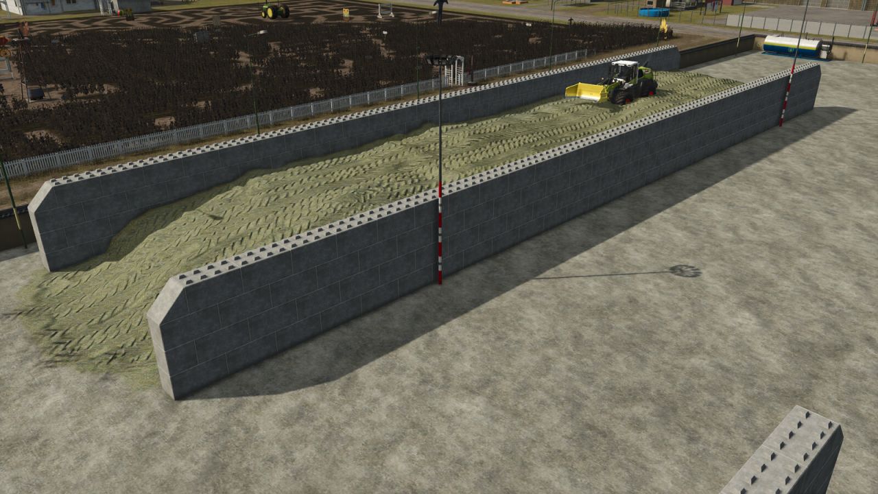 Silopakket voor betonblokken