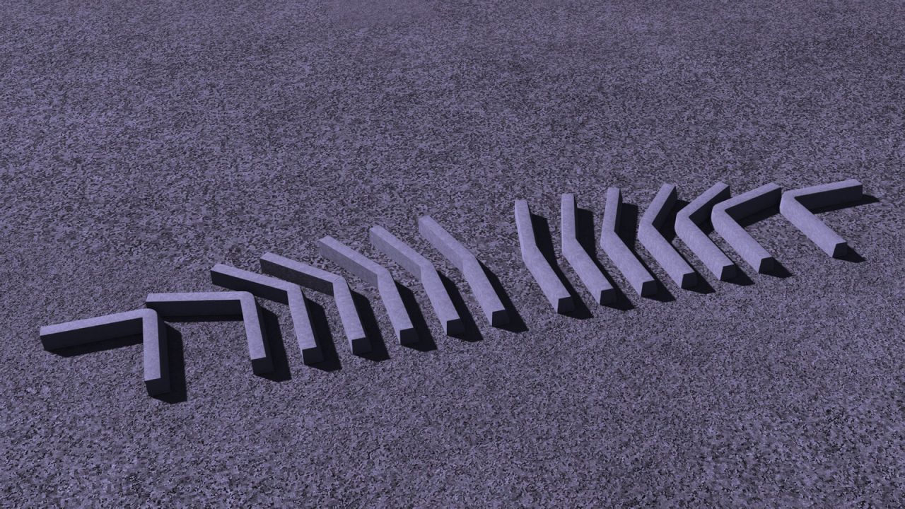 Paquete de bordillos de hormigón