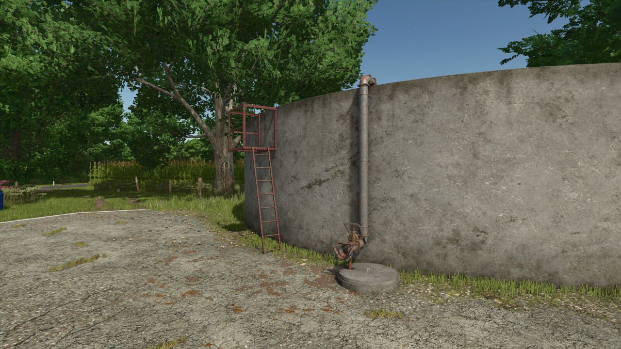 Serbatoio in calcestruzzo per letame liquido