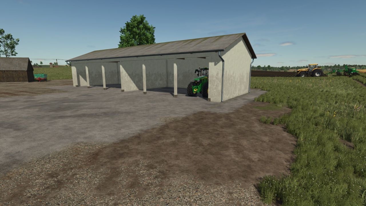 Hangar à béton