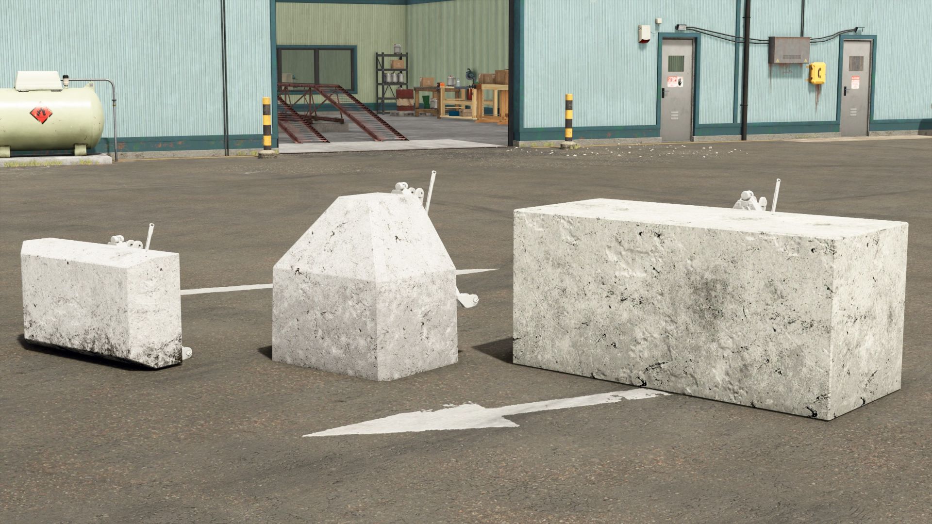 Concrete weight pack