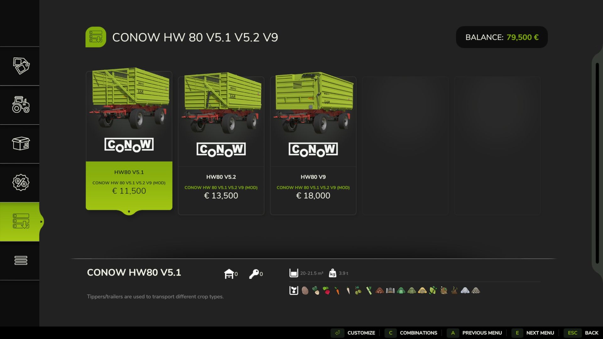 Conow HW 80 V5.1/v5.2/v9