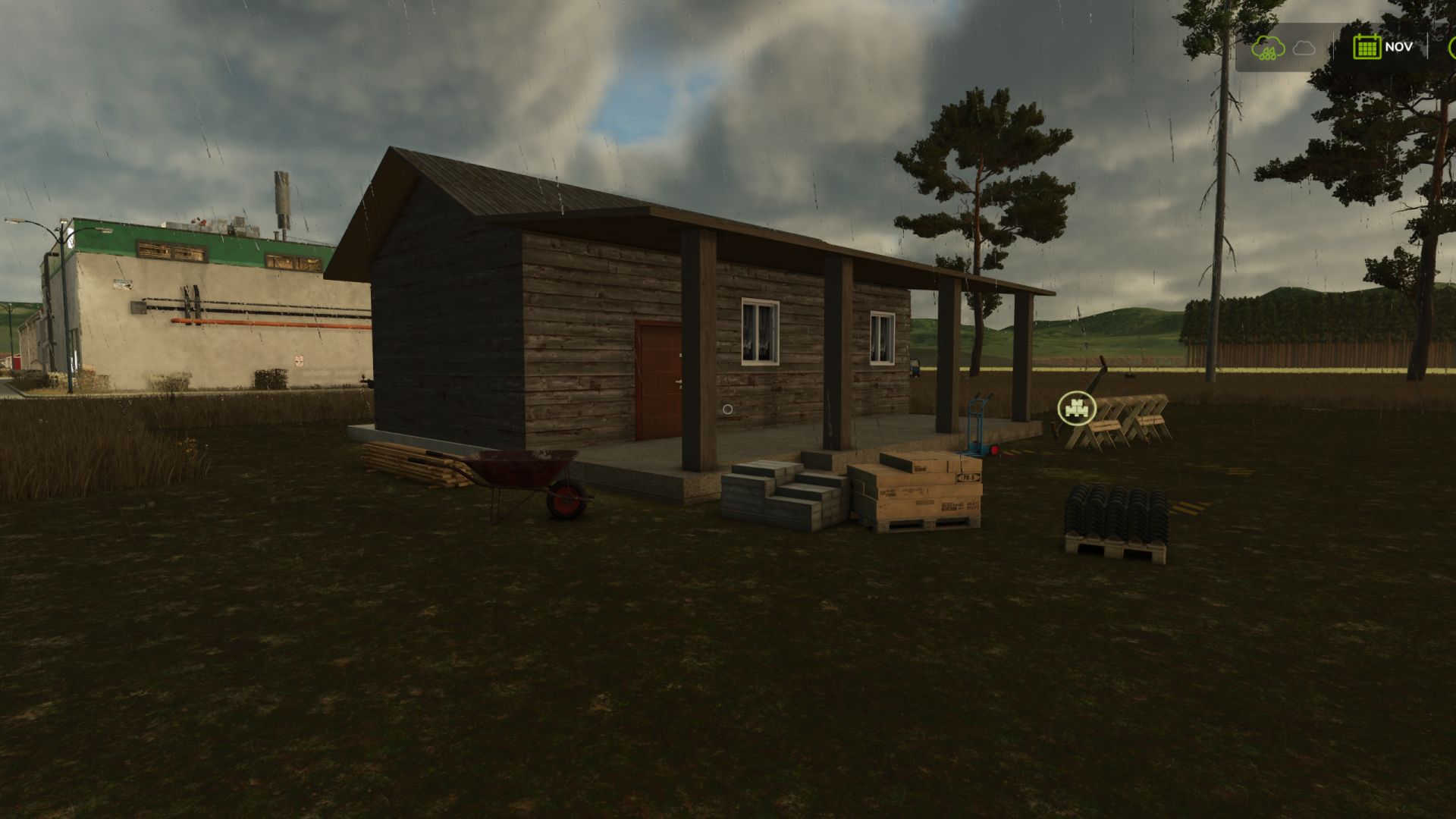 Casa de troncos construible