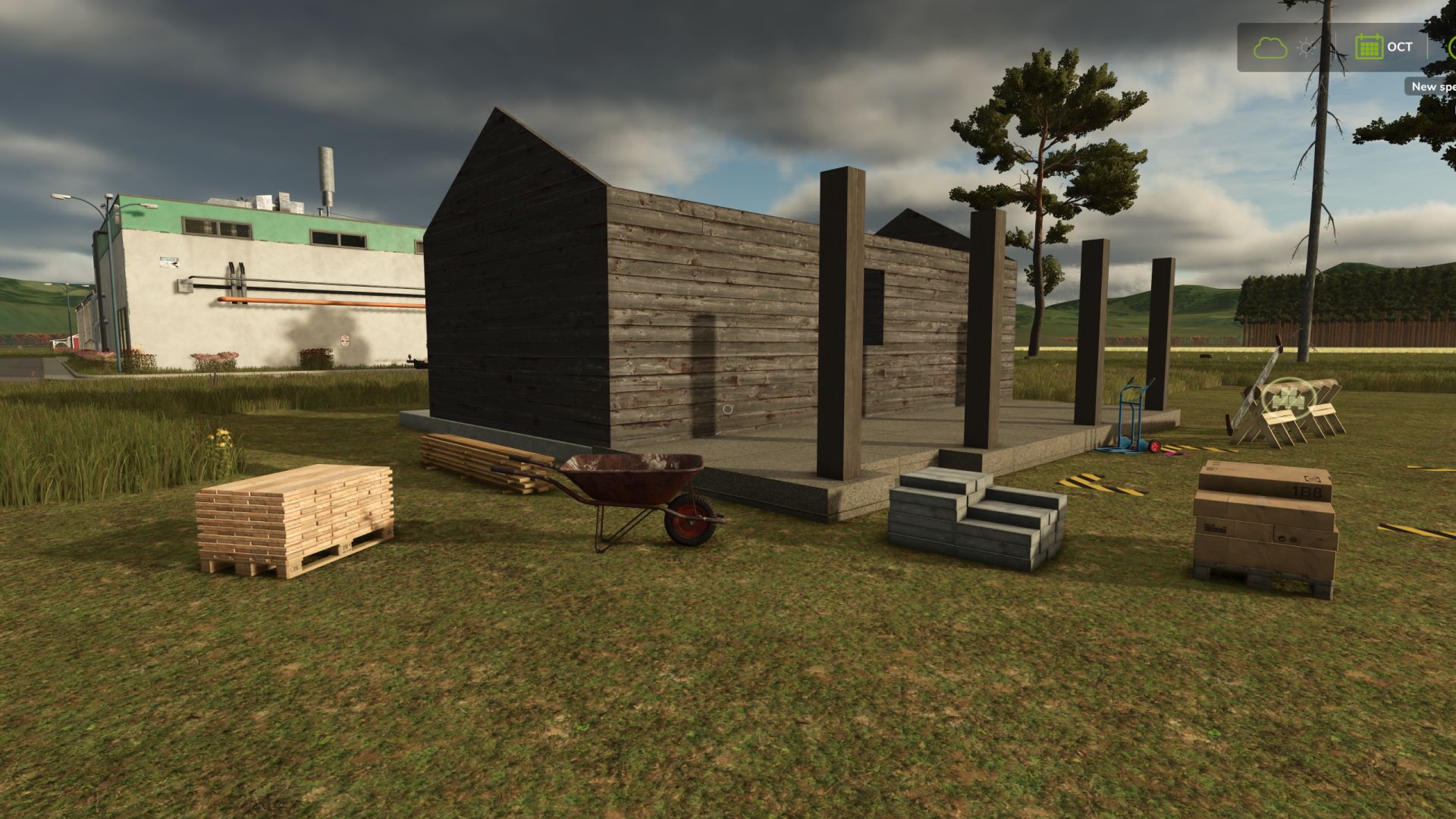 Casa de troncos construible