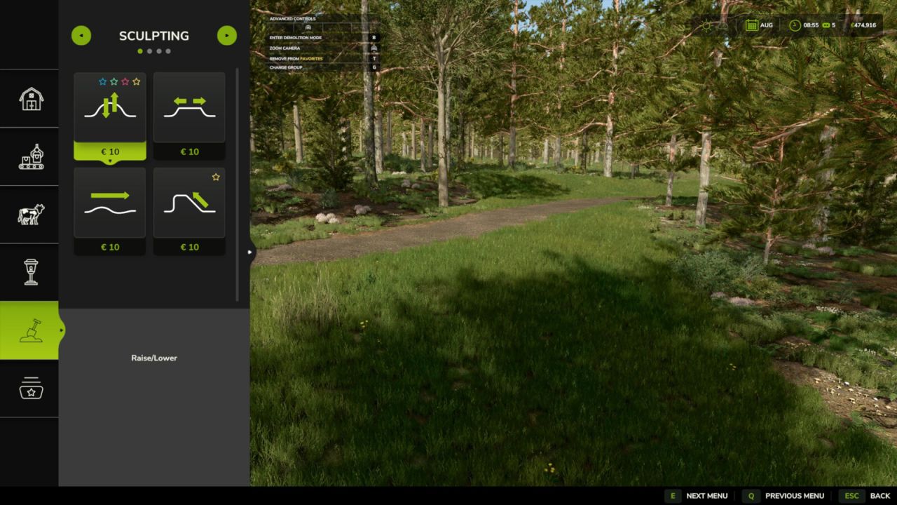 Favoritos de la construcción