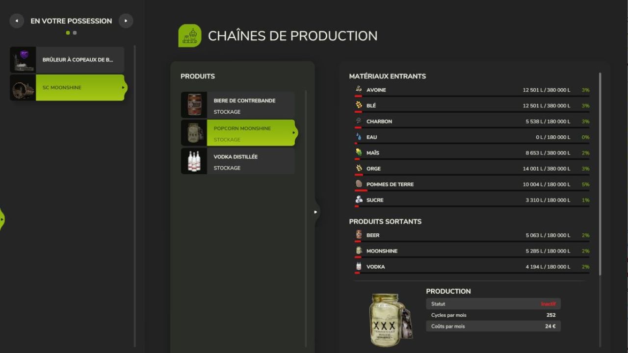 Fabrique d'alcool de contrebande