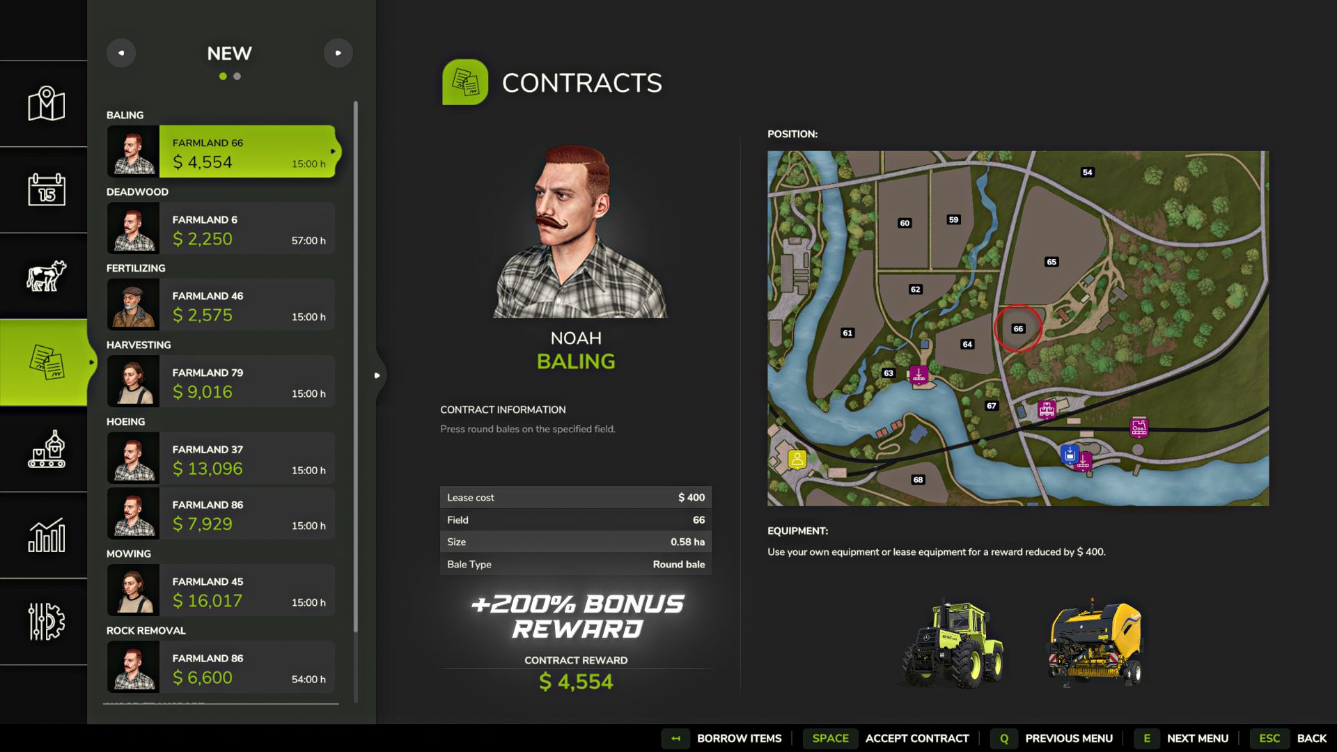Contract payment control
