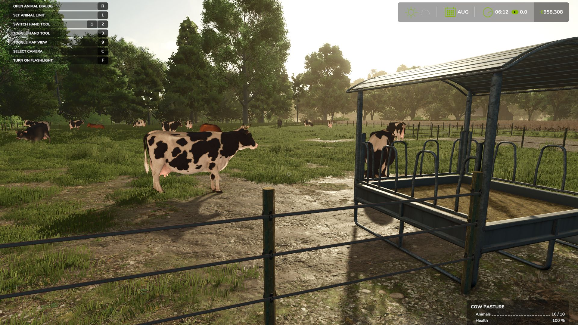 Control animal pen capacity