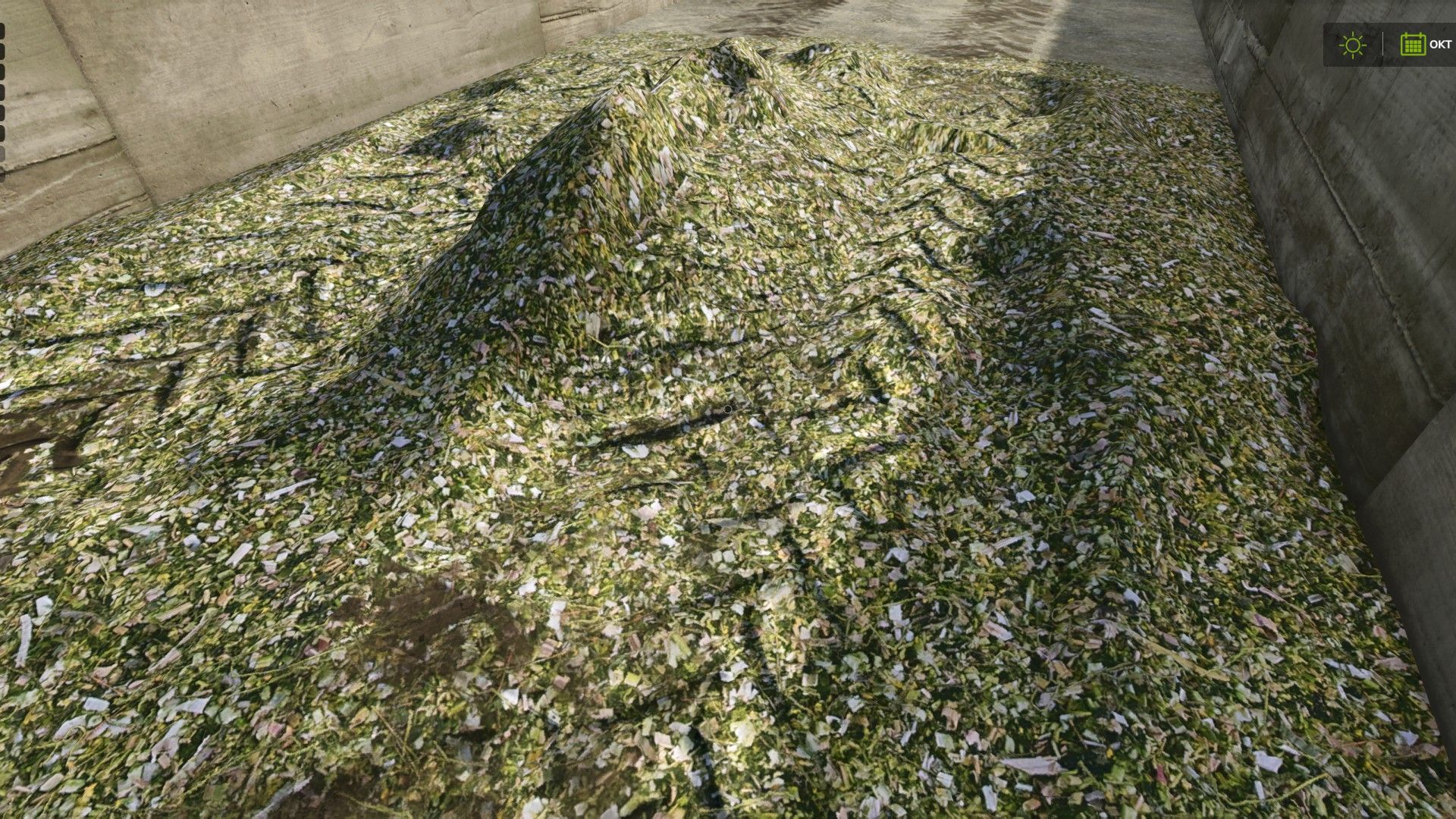 Corn cob silage