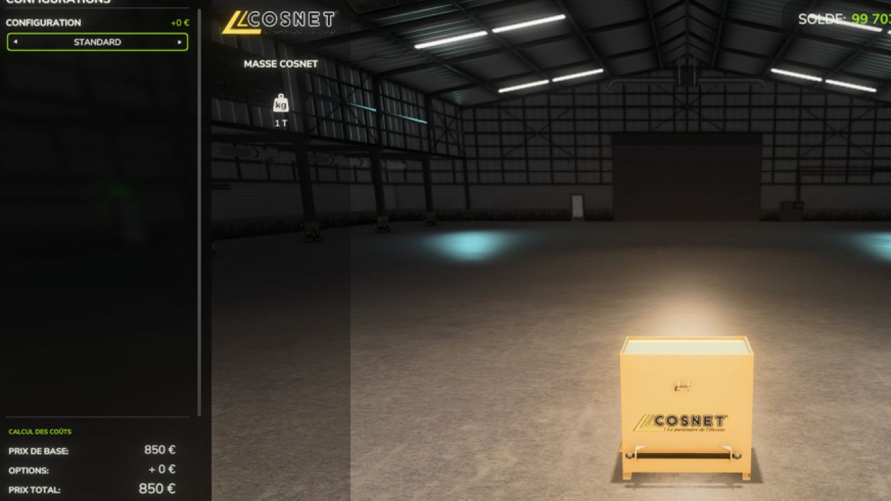 Poids Cosnet