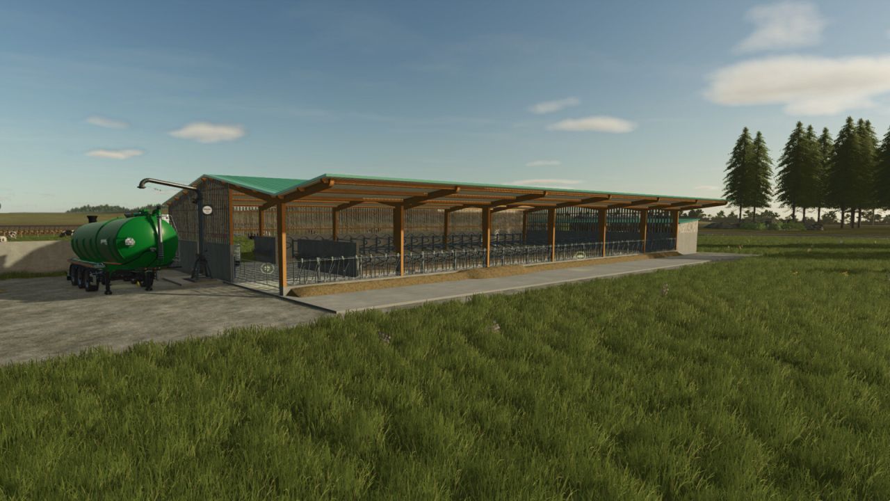 Пастбище коровьего сарая