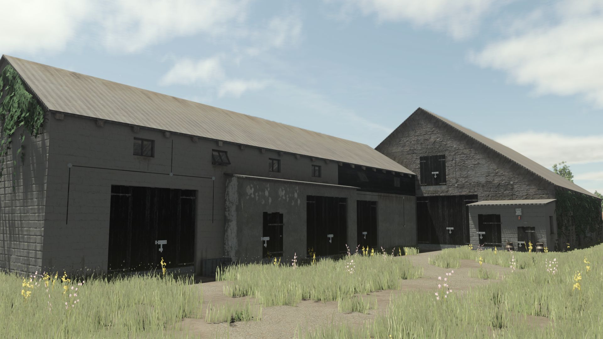 Cow Barn With Garages