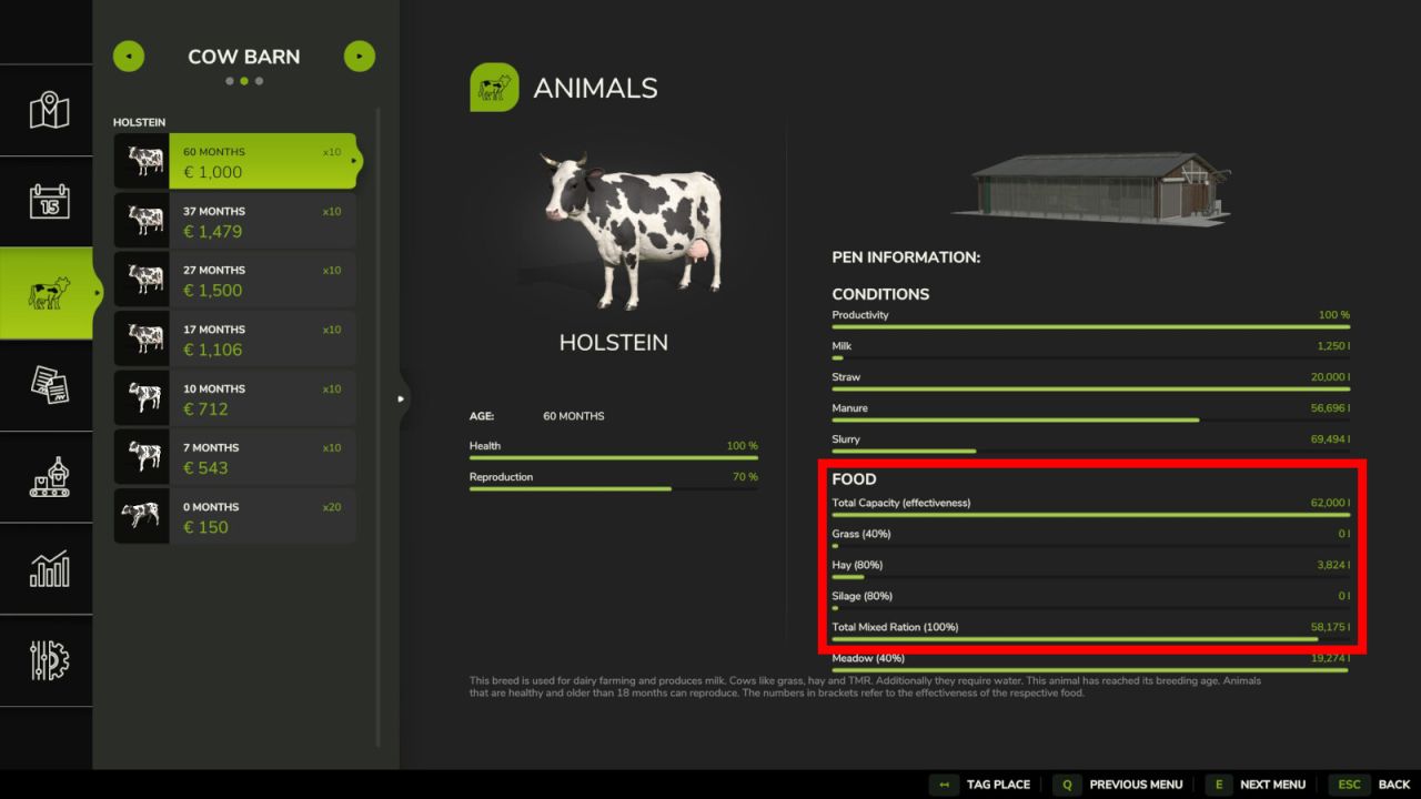 Cow Feed Order FS25 thumbnail 2