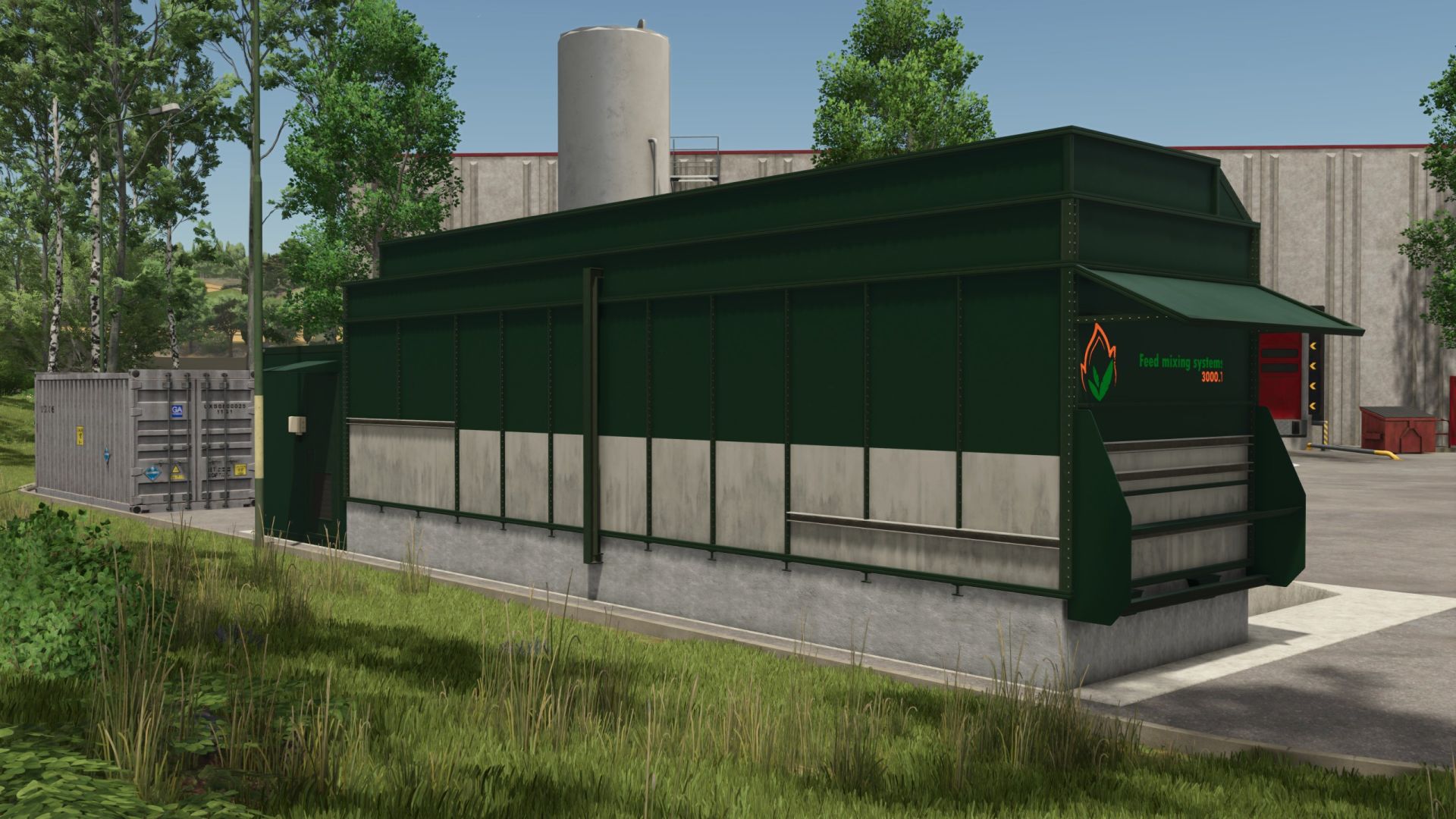 Usine d'alimentation des vaches