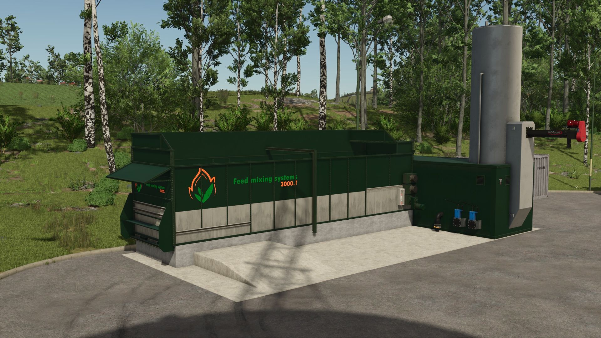 Usine d'alimentation des vaches