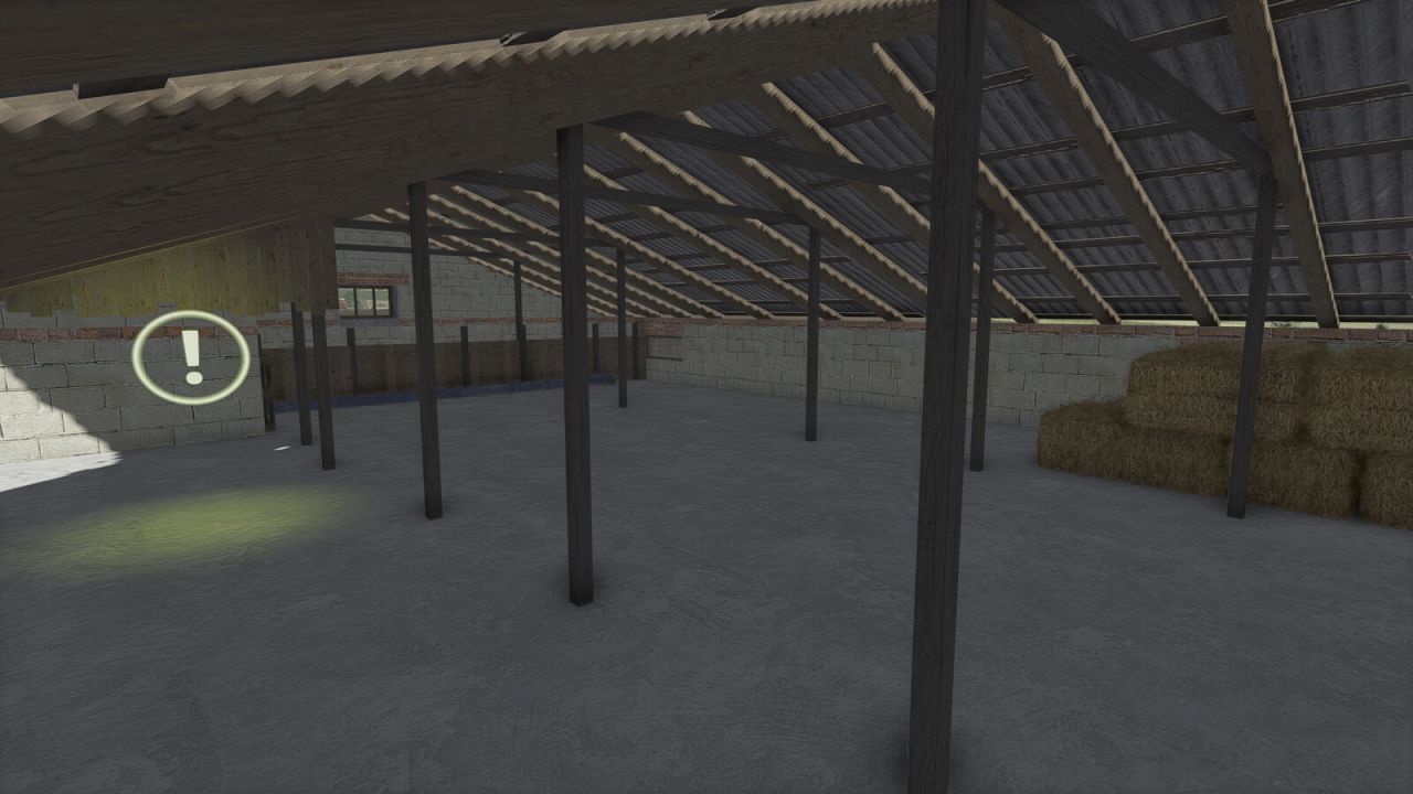 Koeienstal met zolder en remruimte