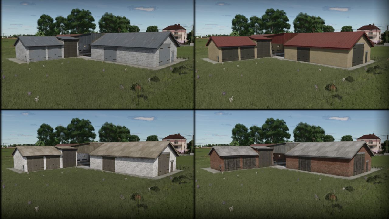 Cowshed com garagem