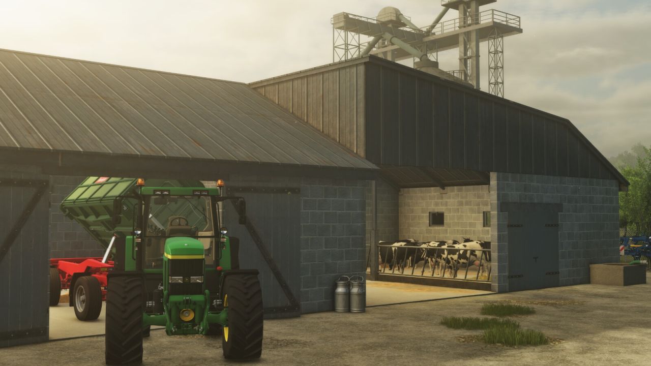 Cowshed com garagem