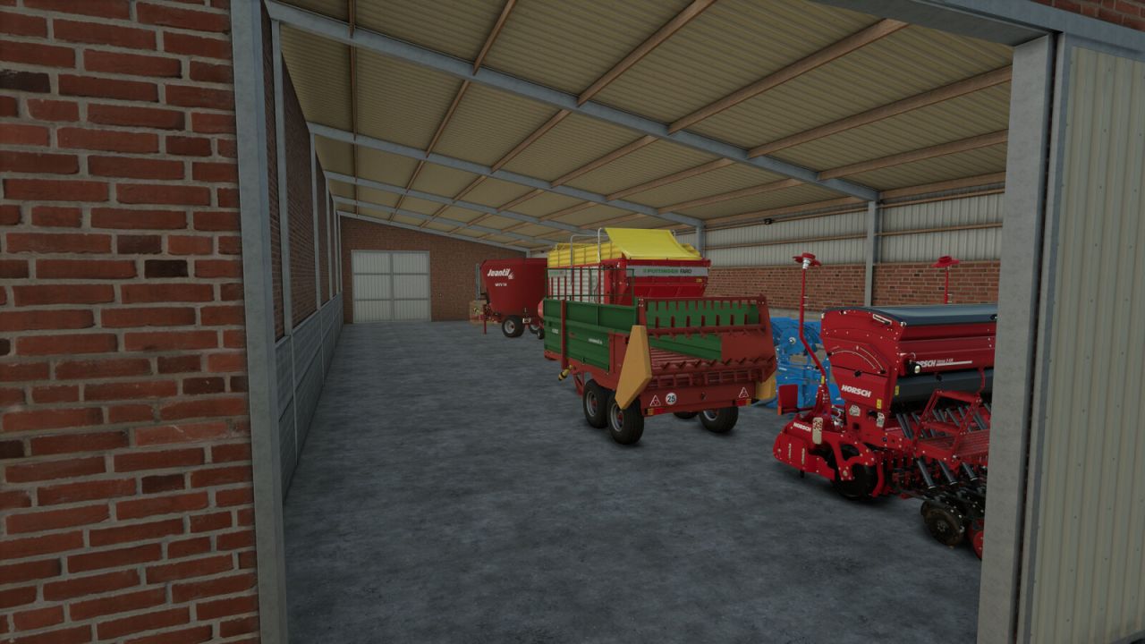 Коровник с гаражом