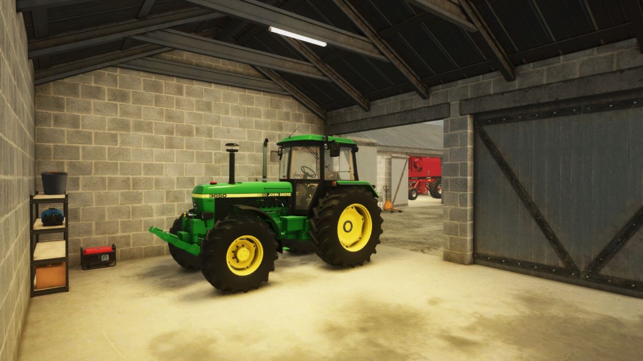 Cowshed com garagem