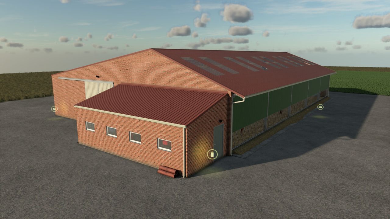 Коровник с гаражом