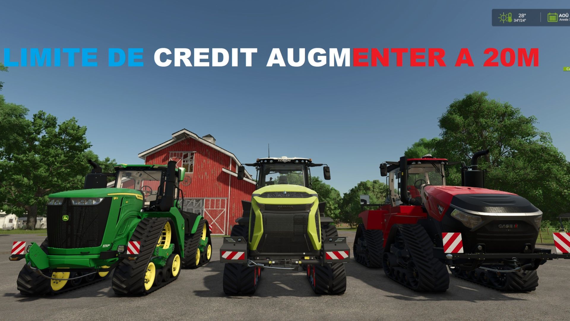 Credit limit increased to 20 million