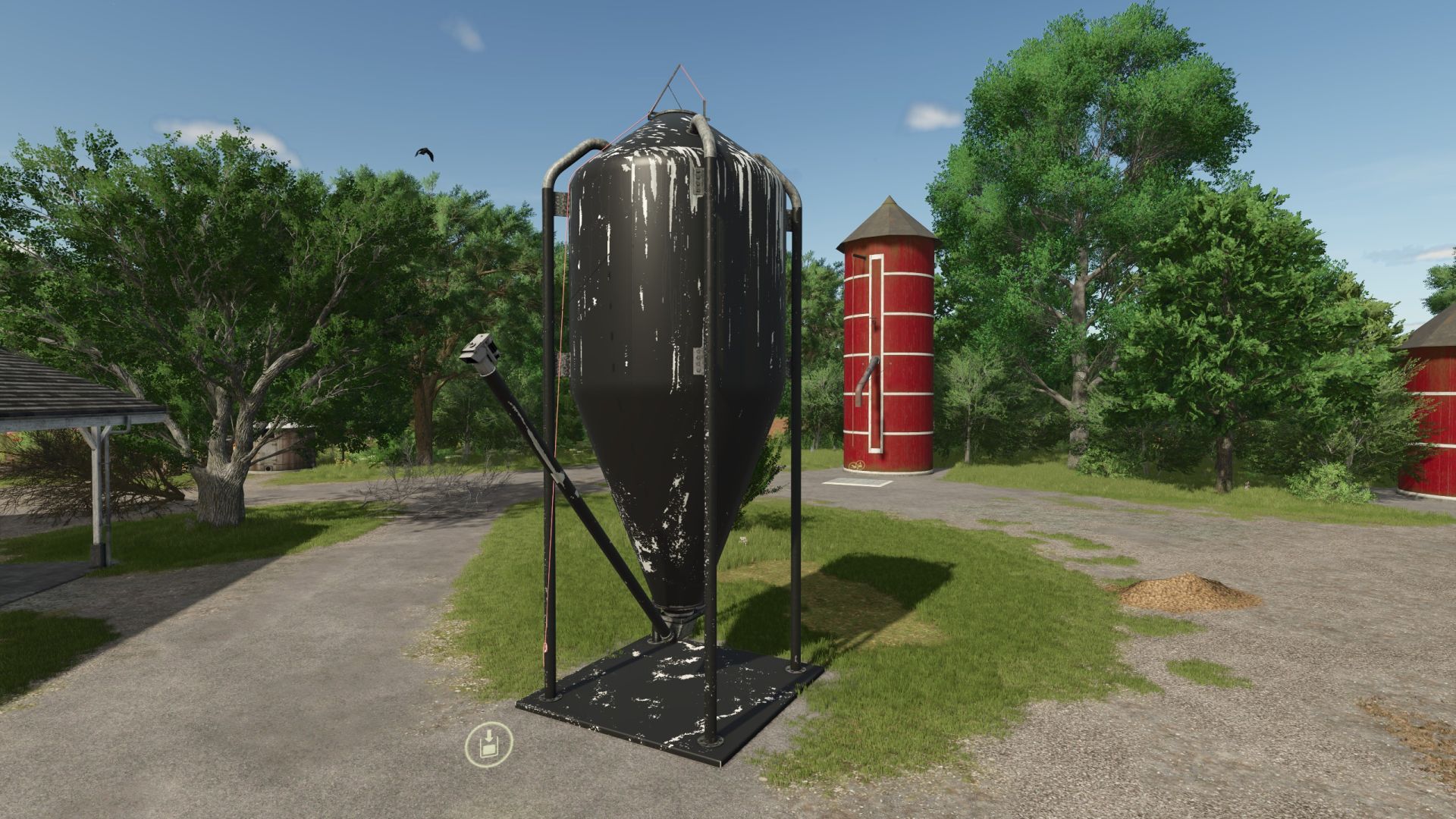 Silo de pedra britada