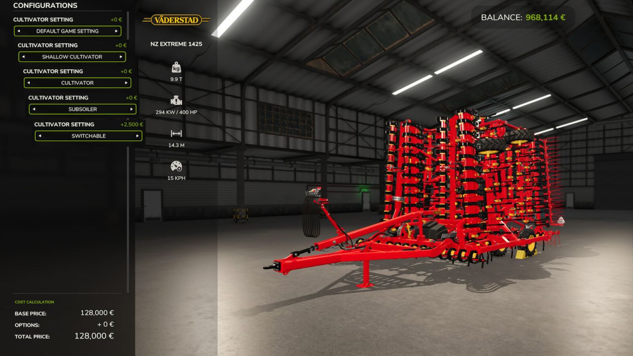 Ustawienia kultywatora