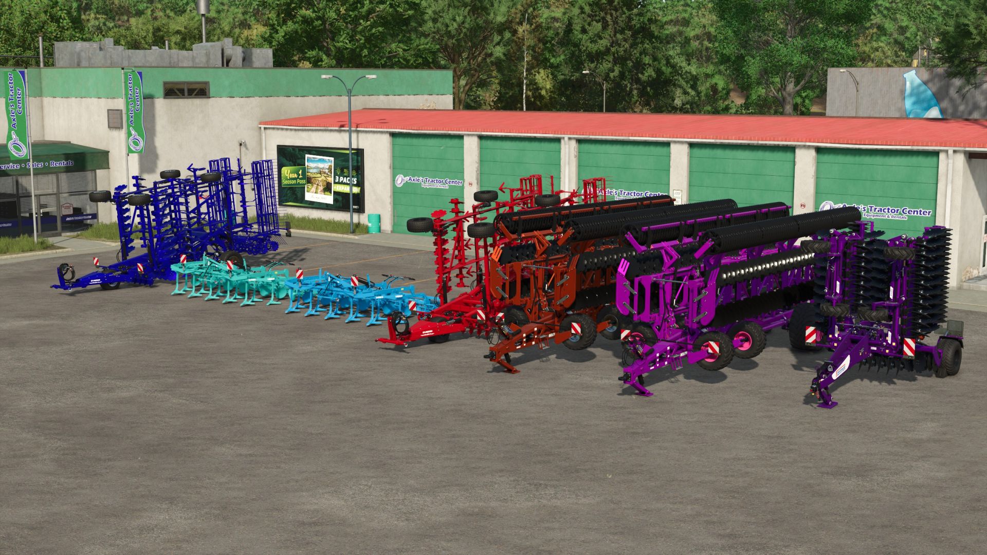 Cultivatoren/schijveneggen en ploeg