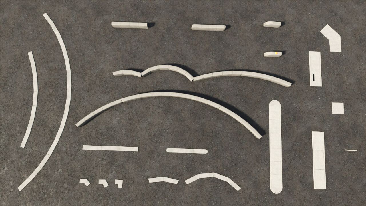 Pacote de cerca de meio-fio