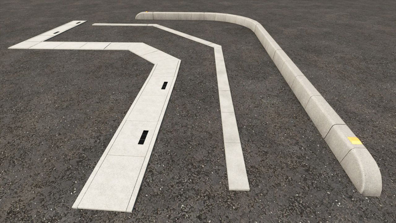 Pacote de cerca de meio-fio