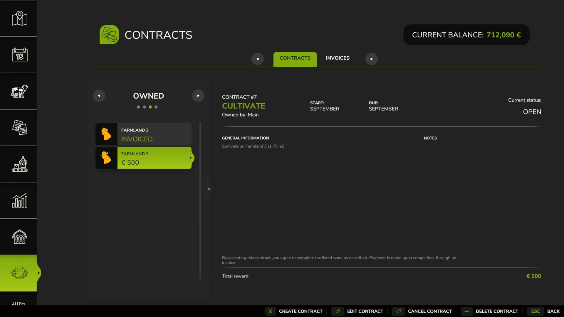 Contrats personnalisés