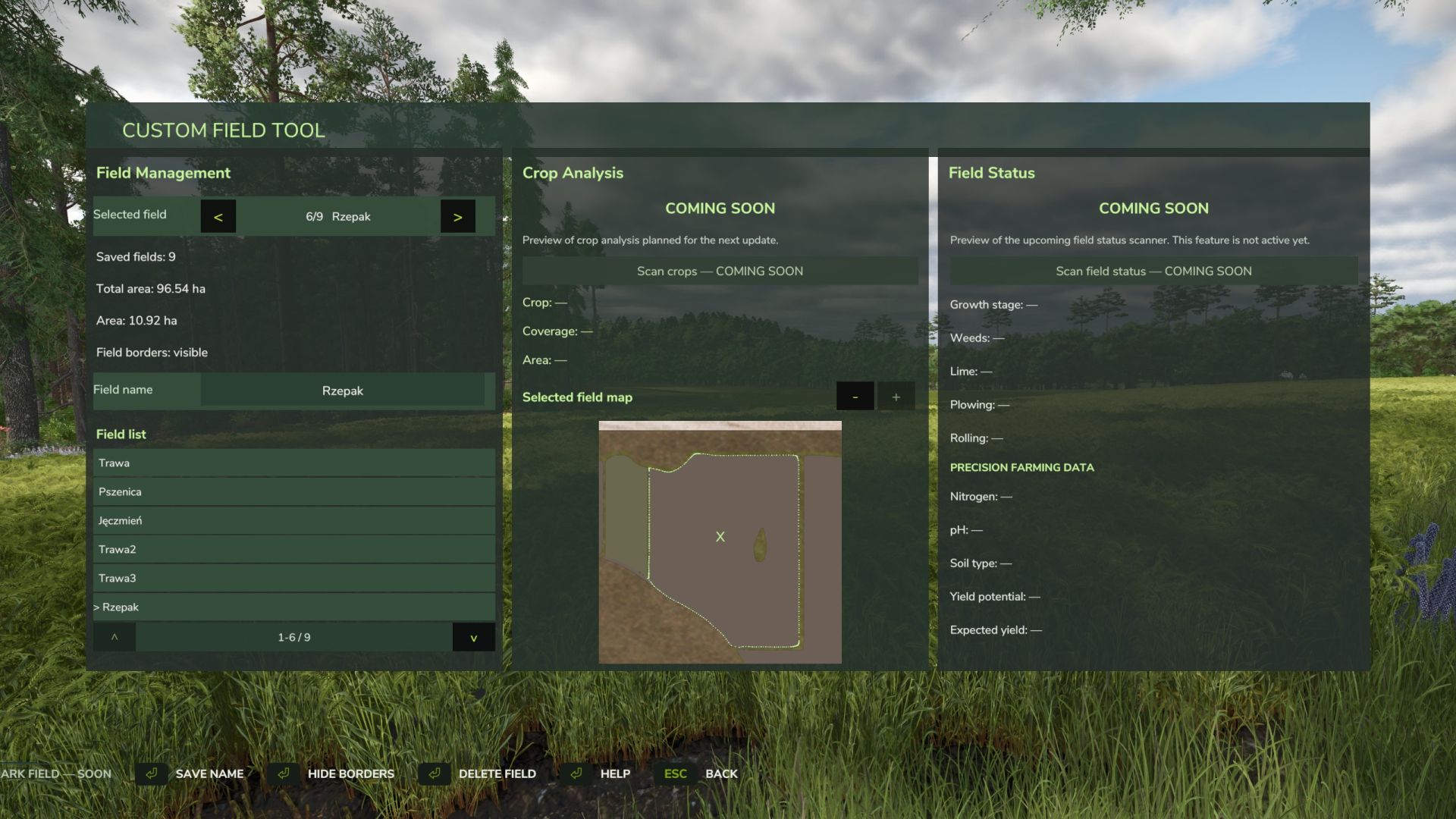 Custom Field Tool FS25