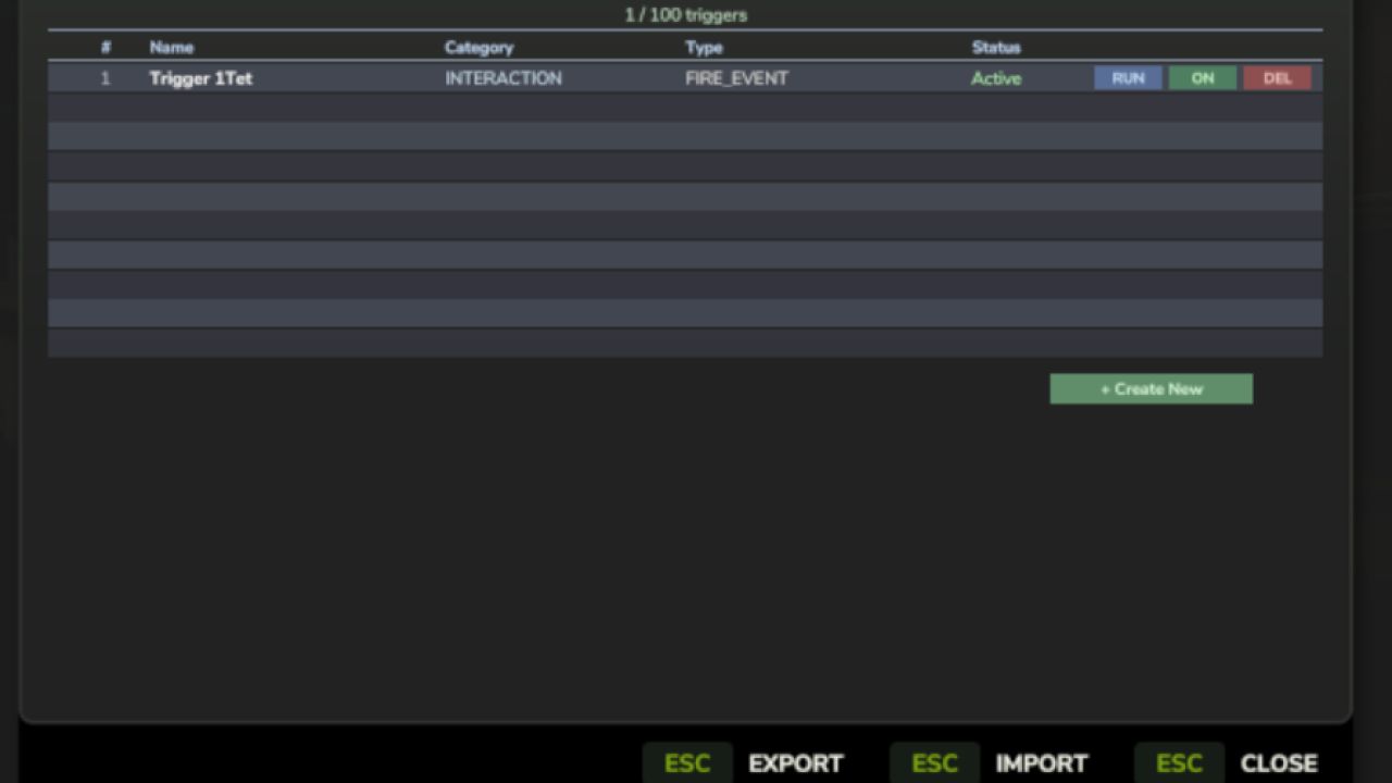 Custom Trigger Creator