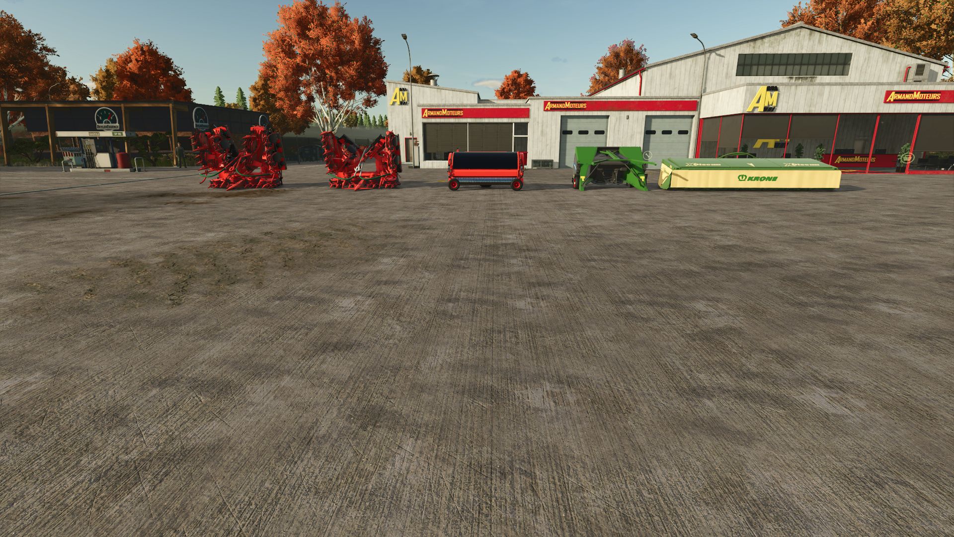 Cutting unit pack for forage harvesters